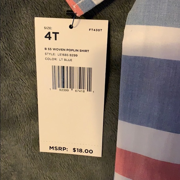 NWT French Toast Woven Poplin Shirt 4T - Picture 5 of 6